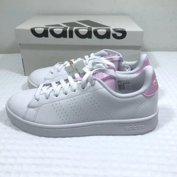 Lilac White Adidas Women 8 - Picture 3 of 8